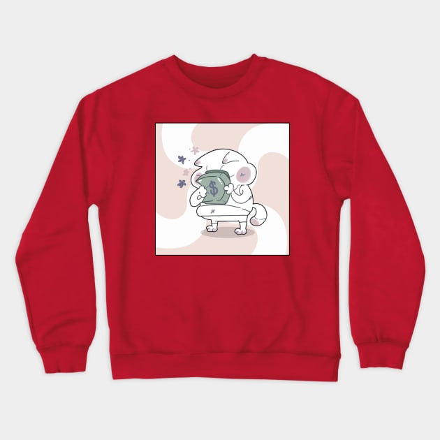 "Money Money Money" Addicted Scent Crewneck Sweatshirt by blatant.cashgrab